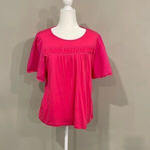 Loft Short Sleeve Mixed Media TShirt - never worn!